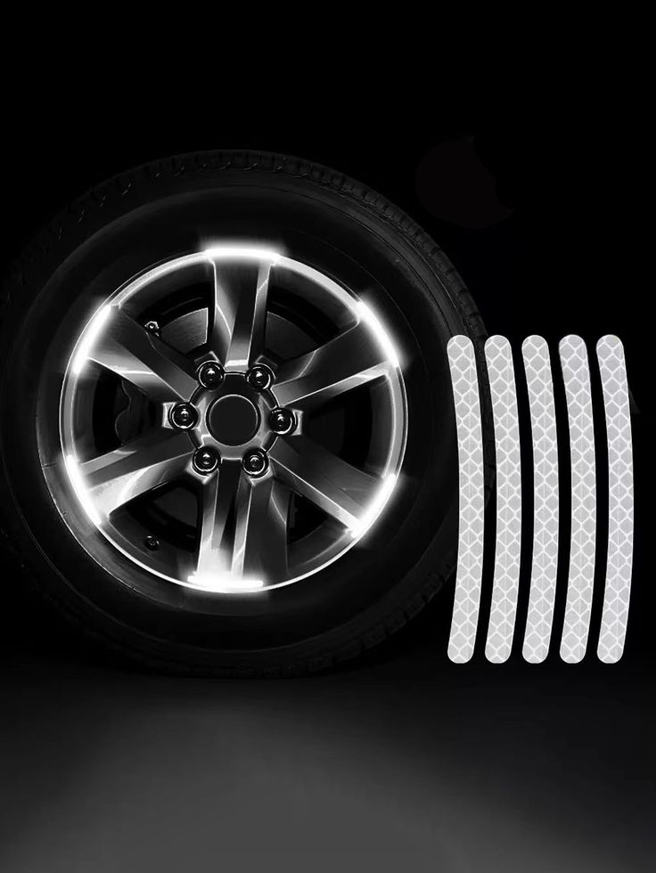 Reflective Wheel Rim Stripe Stickers