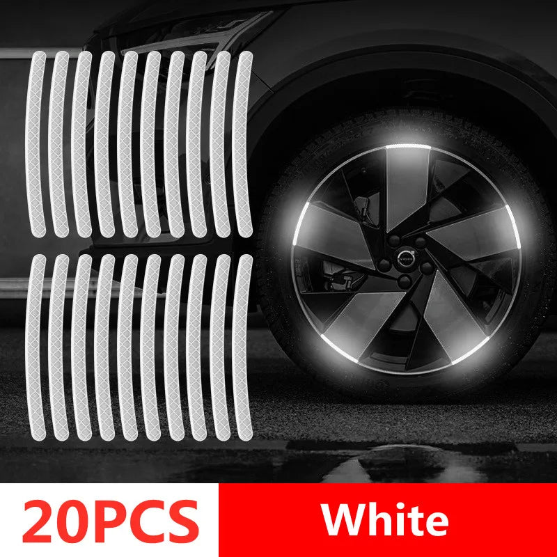 Reflective Wheel Rim Stripe Stickers