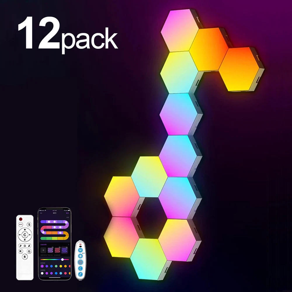 RGB Hex Wall Light - Avenco shop