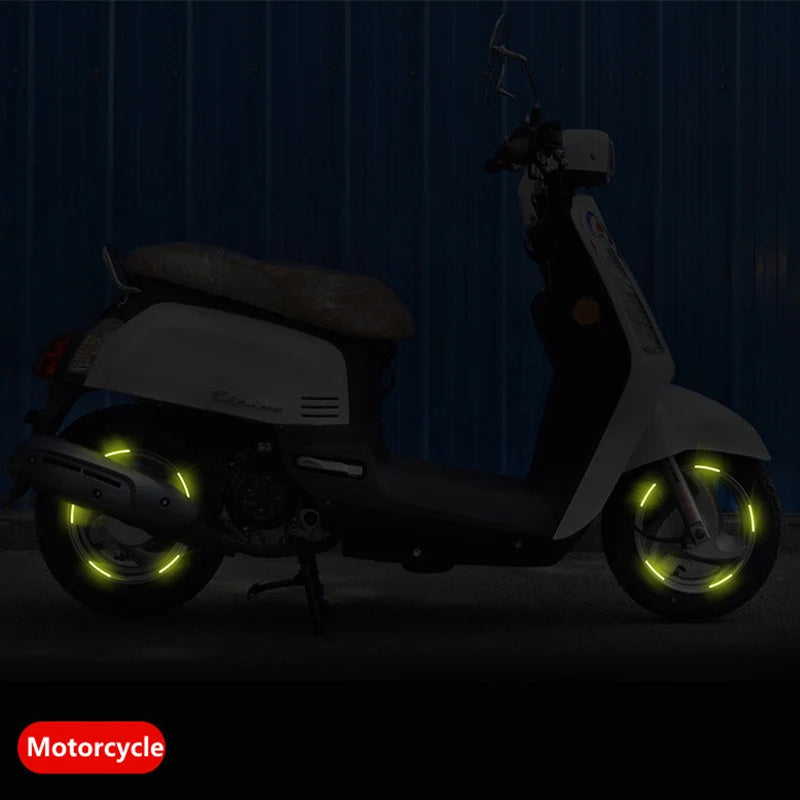 Reflective Wheel Rim Stripe Stickers