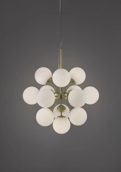 Taklampa guld sovrum