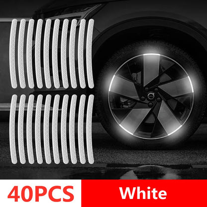 Reflective Wheel Rim Stripe Stickers