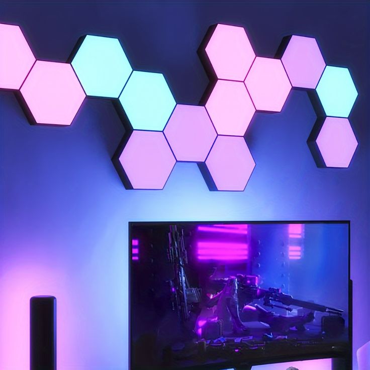 RGB Hex Wall Light - Avenco shop